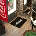 thumbnail image 2 of Ottomanson Coca-Cola Logo Machine Washable Non-Slip Rubberback 2x3 Area Rug, 2'3" x 3', Black, 2 of 7