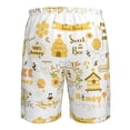thumbnail image 6 of Naloa Farm Bee Cute Honey Men's Beach Shorts, Surfing shorts, Swim trunks, Quick Dry Swim Trunks for Surfing Beach Fun - Large, 6 of 9