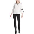 thumbnail image 2 of Calvin Klein Hardware Pullover Blusa para Mujer, Blanco, XS Calvin Klein  Pull-over, 2 of 2