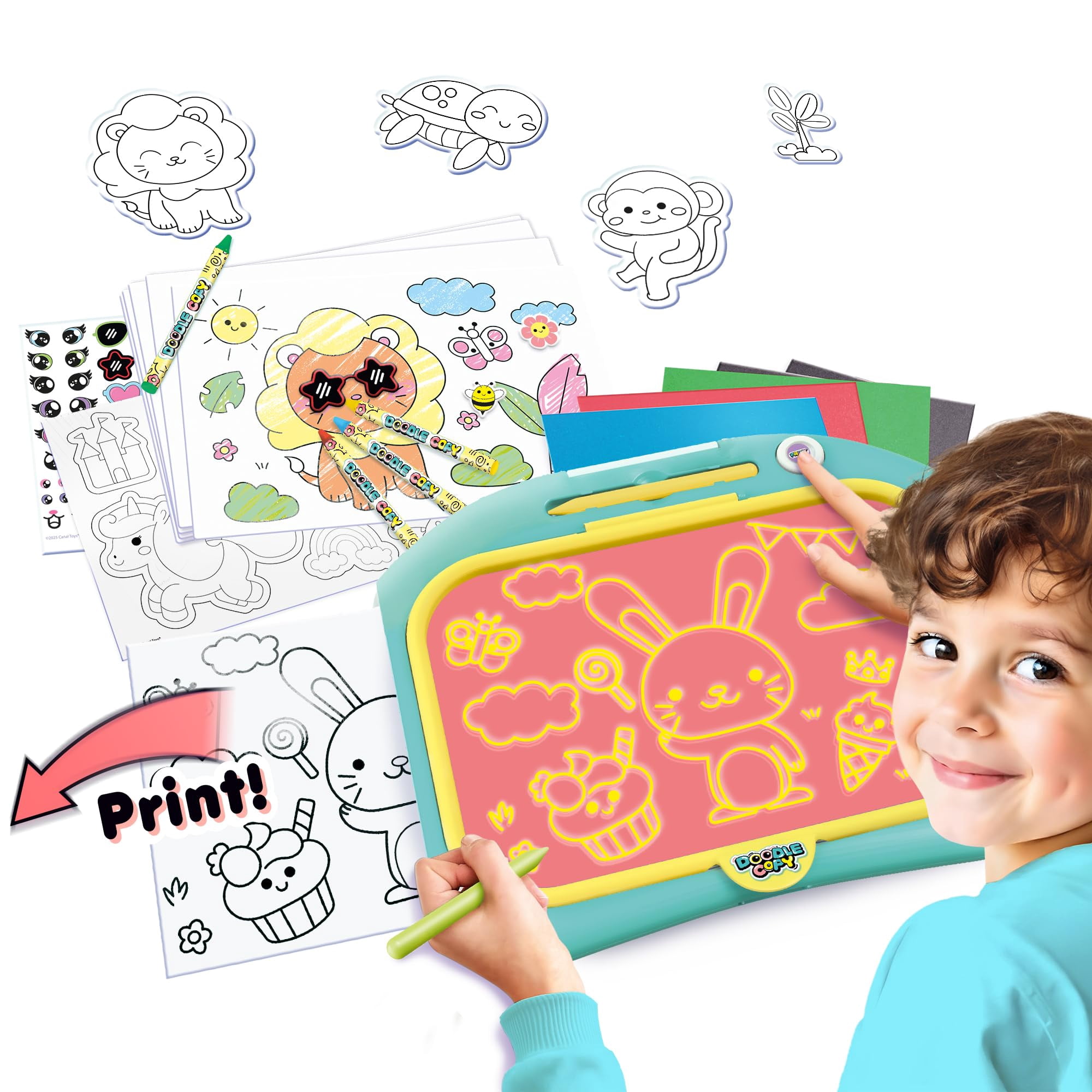 Doodle Copy Machine – Trace, Print & Color Drawing Toy