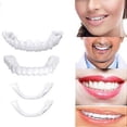 thumbnail image 1 of Smile Snap On Teeth Upper Lower Dental Veneers Dentures Tooth Cover Set, 1 of 5