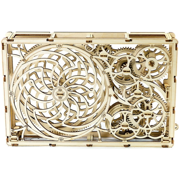 Kinetic Picture Mesmerizing Art In Motion Wooden Model W Wind Up Motor Walmart Com Walmart Com