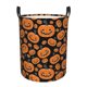 thumbnail image 1 of Balery Halloween Pumpkins Cesta de ropa redonda con asas, impermeable, independiente, para ropa, juguetes, dormitorio y familia-Medium, 1 of 6