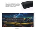 thumbnail image 5 of Heluo.Zu XXL Gaming Mouse Pad 35.4x15.7 inch, Starry Mountain Path Landscape Theme Desk Mat,Large Green Meadow Flower Scene Mousepad, 5 of 8
