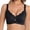 Black, variant on Full Figure Wireless Bra Supportive Wireless Bra with Soft Underwire for Everyday Full Coverage Seamless Comfort Lift and Shaping XL Purple