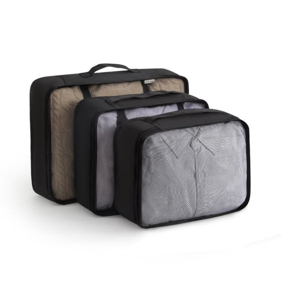 3-Piece Travel Storage Bag, Waterproof And Breathable Clothing Storage Bag, Luggage And Clothing Sorting Packaging Bag