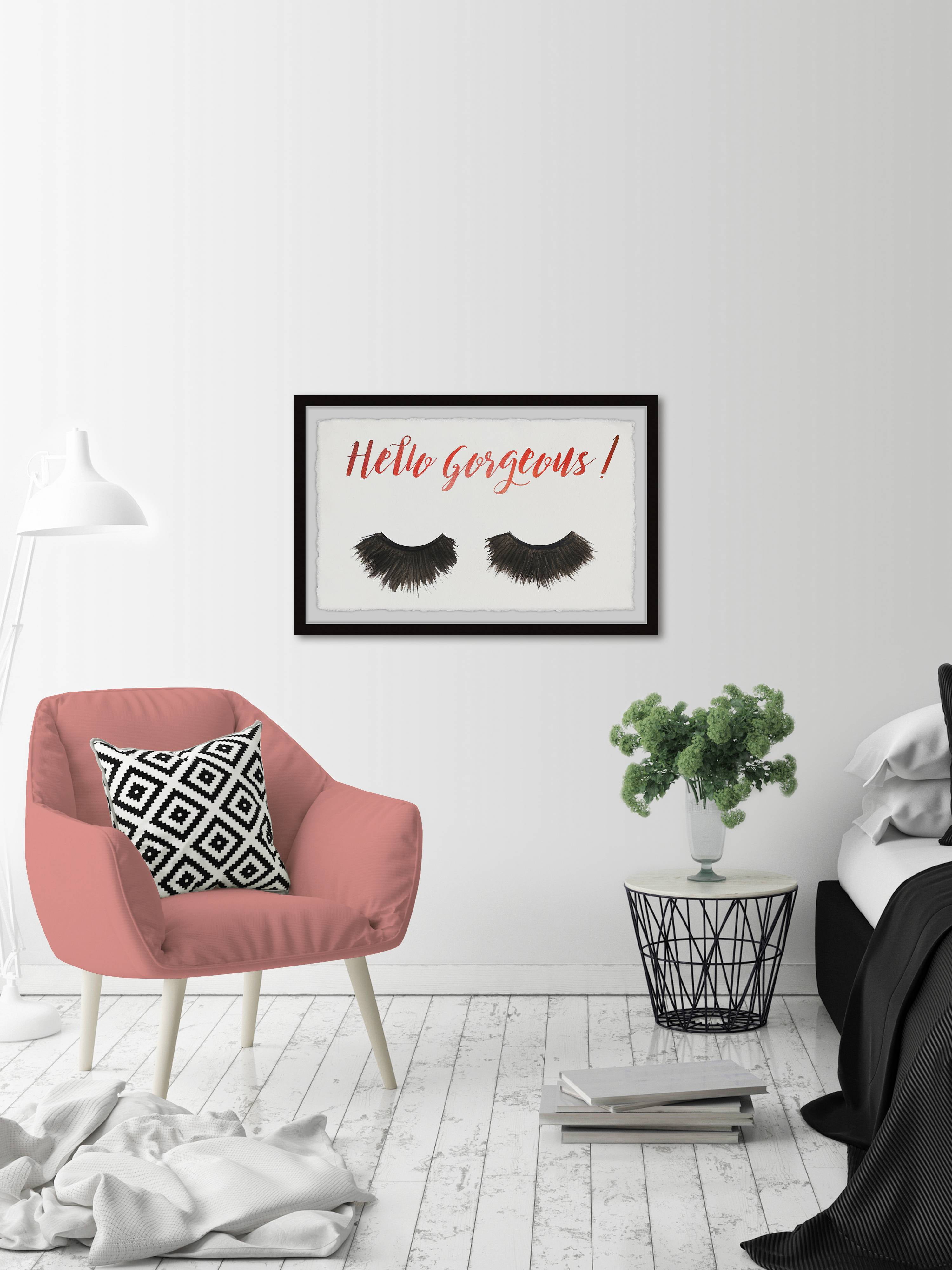 Marmont Hill Hello Gorgeous By Alison B Illustration Framed Wall