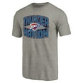 thumbnail image 2 of Men's Gray Oklahoma City Thunder Thunder Nation Hometown Collection Tri-Blend T-Shirt, 2 of 3