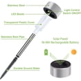 thumbnail image 2 of Fohil 10 Pack Solar Pathway Lights Outdoor, Waterproof Solar Garden Lights LED Stainless Steel Solar Lights for Walkway Path Driveway Patio Yard Lawn Decor Cool White, 2 of 6
