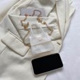 thumbnail image 3 of Bolso Mujer Bolsos Casual Transparente Crossbody Mini Lipstick Blanco Wdftyju Para Estrenar, 3 of 6