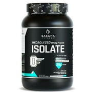 Sascha Fitness Hydrolyzed Whey Protein Isolate (2 Pounds, Cookies & Cream )