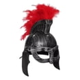 thumbnail image 3 of Cascos de guerrero , casco de caballero , regalos de juego de simulación griegos, sombrero medieval, casco de caballero romano para Estilo C, 3 of 8