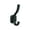 Matte Black, variant on Amerock Granlyn Transitional Double Prong Satin Nickel Wall Hook