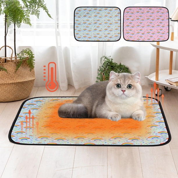 Fiudx Colchoneta Autocalentable para Mascotas, Acogedora Cama