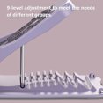 thumbnail image 3 of Graflsoa 9-Level Adjustable Slant Board with Anti-Slip Surface, Magnetic Massage, and Purple Finish for Leg Stretching, 3 of 7