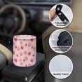 thumbnail image 6 of Jeiento Pink Strawberry Car Garbage Can Mini Car Trash Bin Hanging Headrest with Adjustable Buttons Flower Multipurpose Car Organizer Universal Auto Accessory Decor, 6 of 7