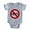 Heather Gray, variant on CafePress - No Pants Day - Cute Infant Baby Football Bodysuit