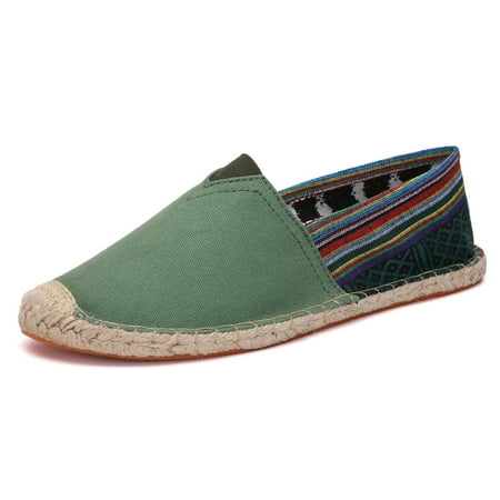 

Mens and Womens Espadrilles Breathable Slip On Flats Shoes