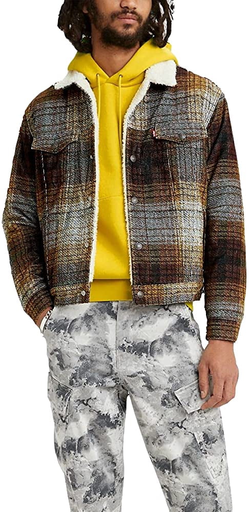 Levis Mens Sherpa Trucker Jacket 