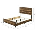 thumbnail image 4 of ACME Morales Eastern King Bed in Rustic Oak, 4 of 4