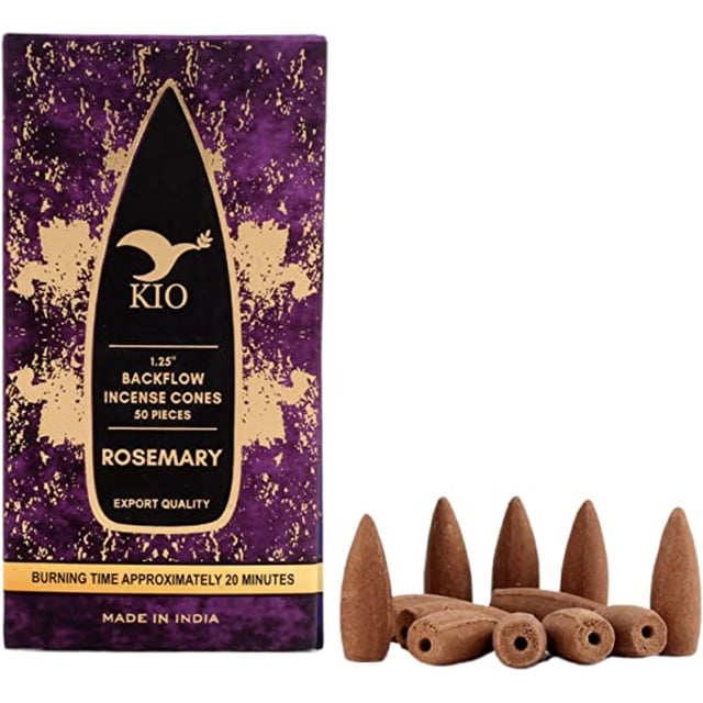 Incienso En Cono Cascada Reflujo Invertido Backflow Cones Relajación Budismo Meditación Yoga Pilates 50pzs