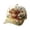A, variant on 2026 Garden Morning Baseball Cap - Highland Cow Wildflower Landscape Embroidered,Pink Cotton Curved Bill Cap With Adjustable Strap Head Accessory For Walking Daily Casual Wear