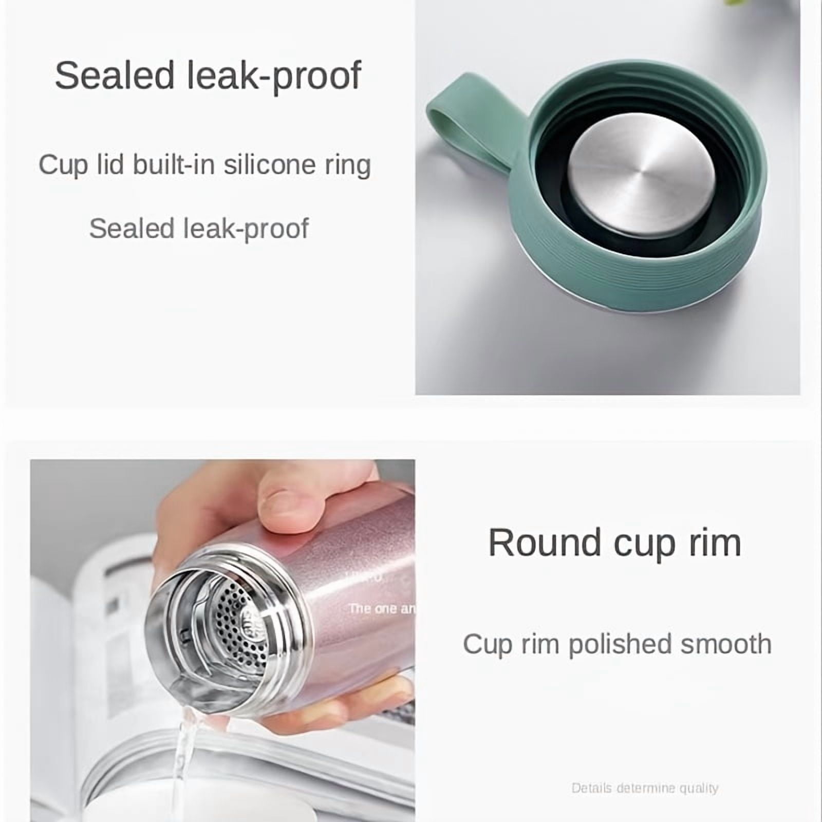 1pc Vacuum Flask Insulation Vacuum Bottle Small Travel Bottle Cute 304 Stainless Steel Student Ladies Tea Coffee Water Bottle Cup