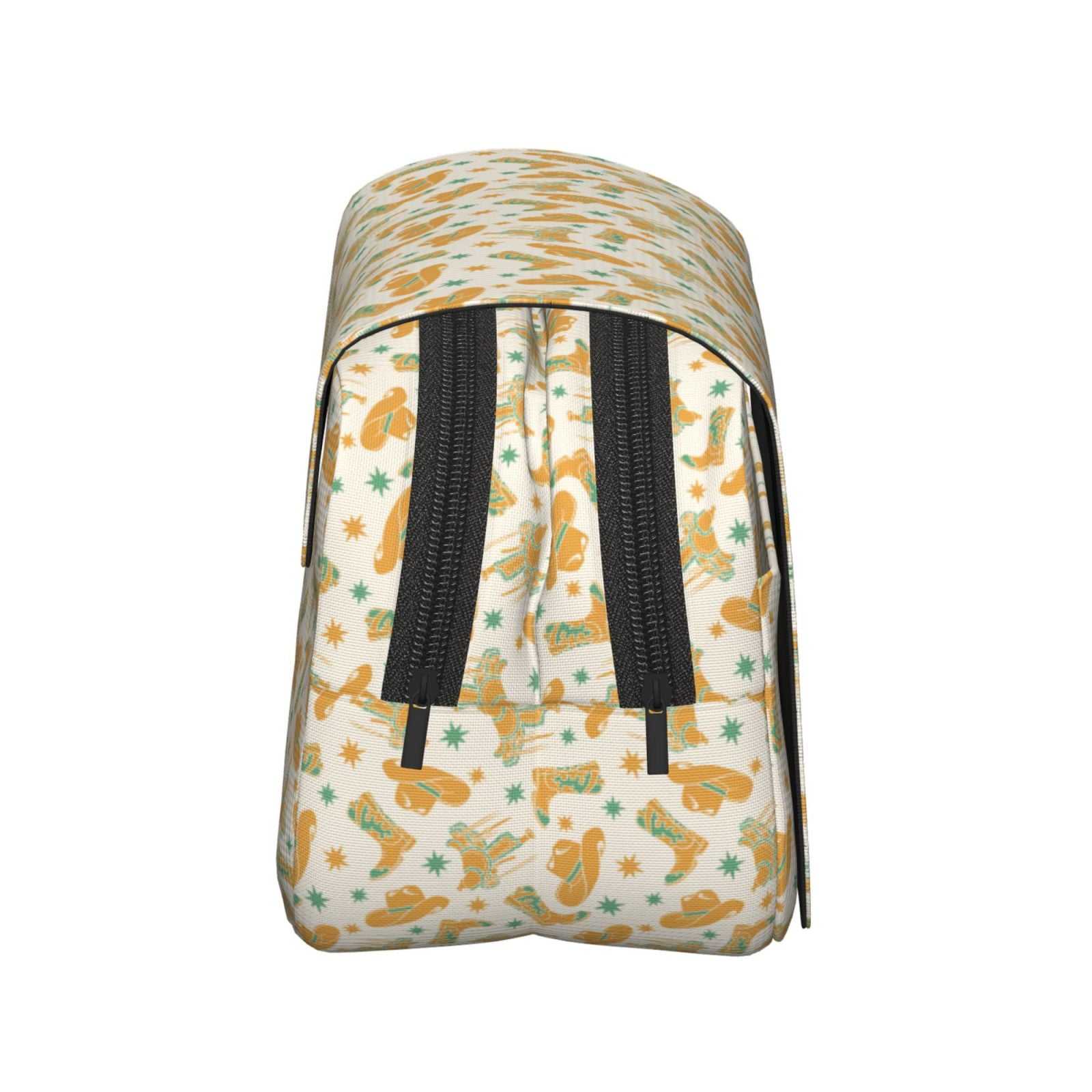 Rateoe Cowgirl Boots 3 Pattern Double Clamshell Pen Case, Storage Organizer with Two Zipper Compartments– Holds Up to 50 Pencils & Pens