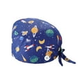 thumbnail image 2 of Scrub Cap With Buttons Bouffant Hat With Sweatband for Womens and Mens, 2 of 4