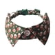 thumbnail image 3 of Collar navideño con pajarita para gato, disfraz navideño ajustable para gato verde, 3 of 9