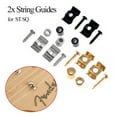 Electric Guitar String Trees/Retainers Set with Mounting Screws for ST