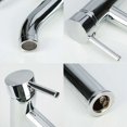 thumbnail image 2 of Bathroom Sink Faucet with High Spout, Adjustable Hot and Cold Mixer Tap, Chrome Plated Brass (Lifetime Warranty) (Silver Gray), 2 of 5