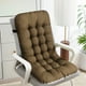 thumbnail image 4 of Cojín de color sólido para oficina, cojín con engrosamiento integrado y cojín para silla mecedora reclinable de invierno, cojín para silla de trasero, 4 of 6