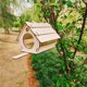 thumbnail image 3 of Comedero Para Pájaros, Casa Para Pájaros, Kit De Montaje Diy Hecho De Madera Auténtica, Colgante De Madera Para Casa De Pájaros, Decoración De Jardín Yuarrent PT002253-00, 3 of 6
