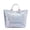 00 Blue-pink, variant on Striped Tote Bag Large Waterproof Beach Bag Glossy Striped Handbag for Women, Top Handle Work Travel Tote