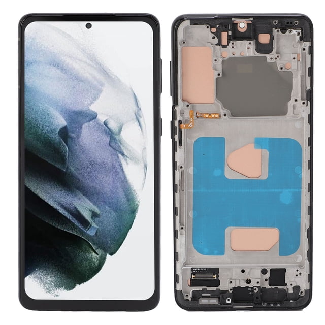 6.7 Inch S21 Plus Assembly with Frame, High Resolution LCD 3D Touch Digitizer Replacement for S21 Plus 5G Phone Touch Screen