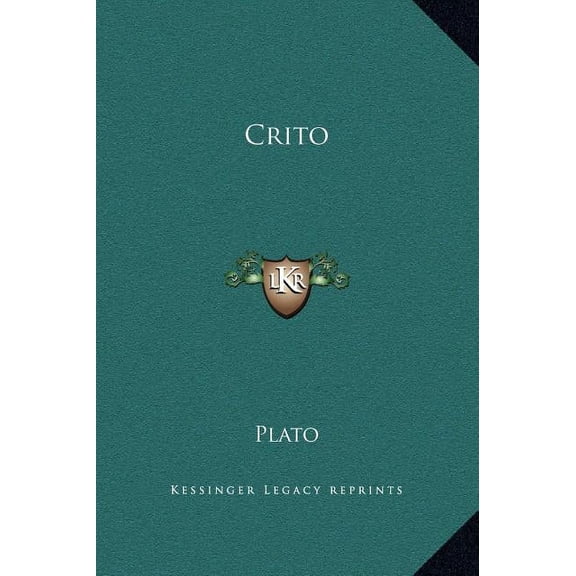 Crito, (Hardcover)