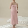 thumbnail image 2 of Admvng Maternity Dress Adjustable Spaghetti Strap Soft Knit Pregnancy Maxi Dress Nursing Nightgown Women's Home Sleepwear, 2 of 8