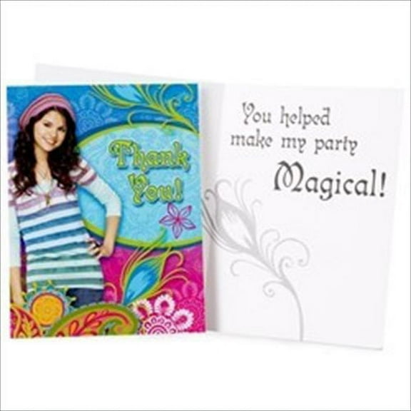 Wizards Of Waverly Place Thank You Notes w/ Env. (8ct)