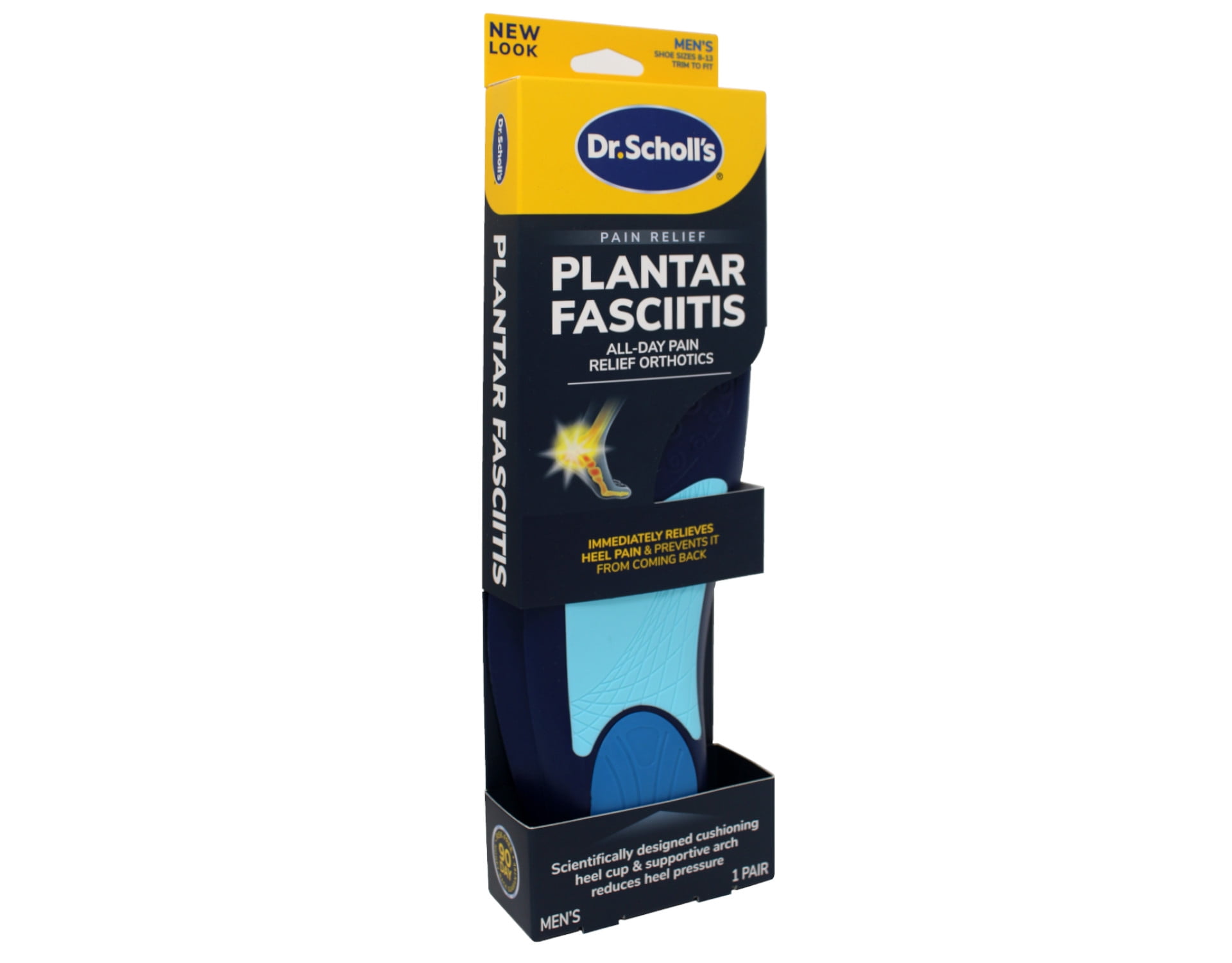 Dr. Scholl's Pain Relief Plantar Fasciitis Orthotics, Clinically Proven