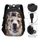 thumbnail image 3 of Balery Realistic Cute Puppy Mochila con carga USB para hombre y mujer - Mochila impermeable y antirrobo para laptop con puerto USB para viajes, trabajo, 3 of 7