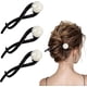 thumbnail image 1 of piezas Pinzas para Cabello, Pasr de Perlas para Mujer, Cucas Cabello Mujer Antideslizante, Pasr de Moda Retro Francés, Accesorios para el Pelo para Mujeres y Niñas (Blanco), 1 of 3