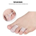 thumbnail image 1 of 10 Pcs Manchons de Tubes d'Orteils Bonne Protection Courbe Flexible Compression Bonne Protection Lavable Réutilisable Manchons d'Orteils Gel Design Simple Accessoire de Pied, 1 of 9