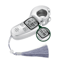 thumbnail image 1 of AL-FAJIA Digital Portable Tasbih Counter Azan Clock Reminder Islamic Auto Prayer Time (Silver), 1 of 12