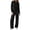 Black, variant on PRETTYGARDEN Sweatsuits Women 2 Piece Airport Travel Outfits | Ribbed Knit Lounge Sets, Casual Athleisure Wear, Matching Long Sleeve Shirts & Wide Leg Pants Pockets, Fall Winter Clothes