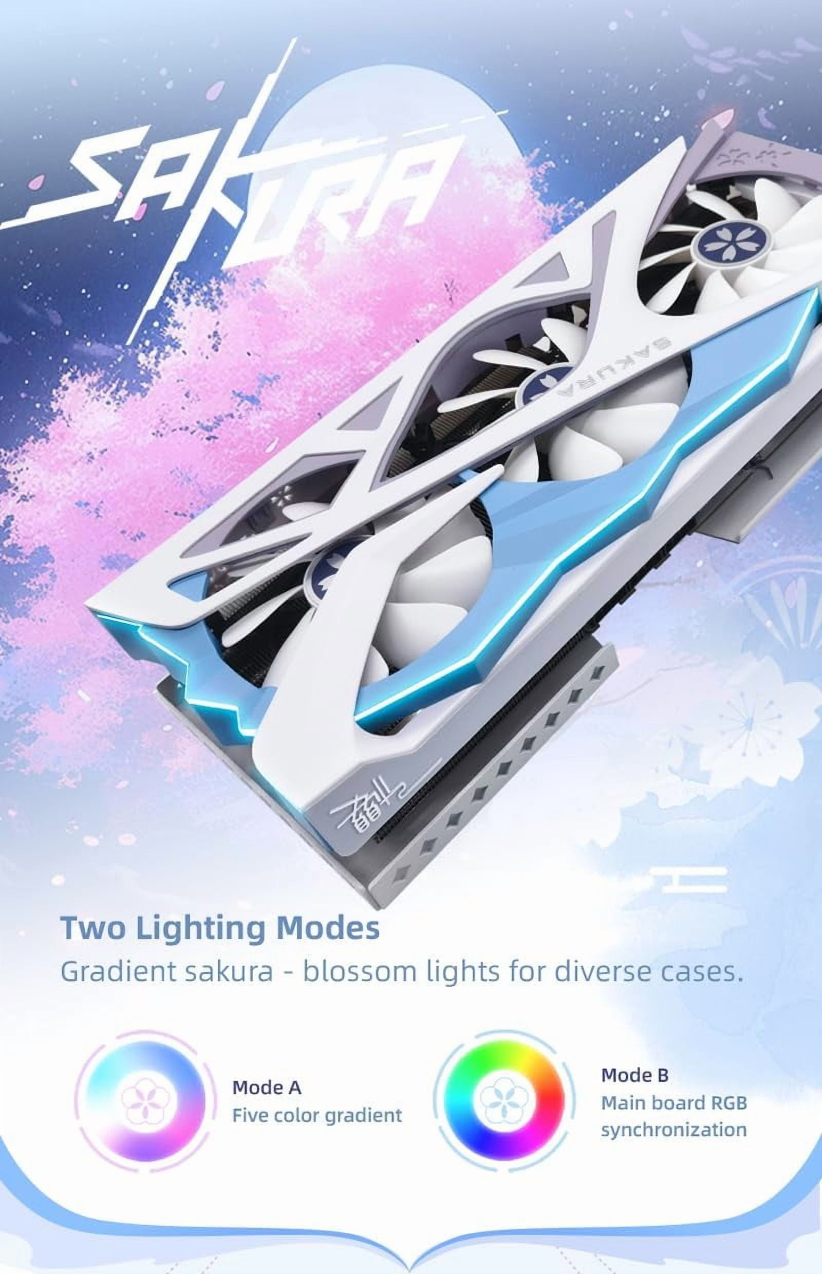 Yeston Sakura Radeon RX 9070 XT 16G GDDR6 OC SA 256bit 4nm Video