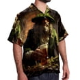 thumbnail image 2 of Saint Patrick's Day Men's Short Sleeve Casual Printed Button Down Beach Shirt Summer Unisex Top, 2 of 6