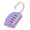 1P, Purple, variant on Combination Lock, 4 Digit Combination Padlock Outdoor, School Lock, Gym Locks (Pink)