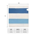 thumbnail image 6 of Mailbox Sleeve Reusable Waterproof Arc Opening With Soft Magnetic Strip Easy To Install Uv Protection 21x18 In Light Blue Stripe_1, 6 of 7
