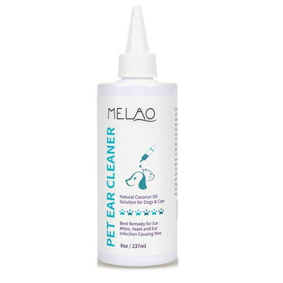 Feltree Pet Ear Cleaning Solution with Odor Control, Gentle 20ml Wash for Dogs/Cats, Hypoallergenic Vet-Recommended Formula
